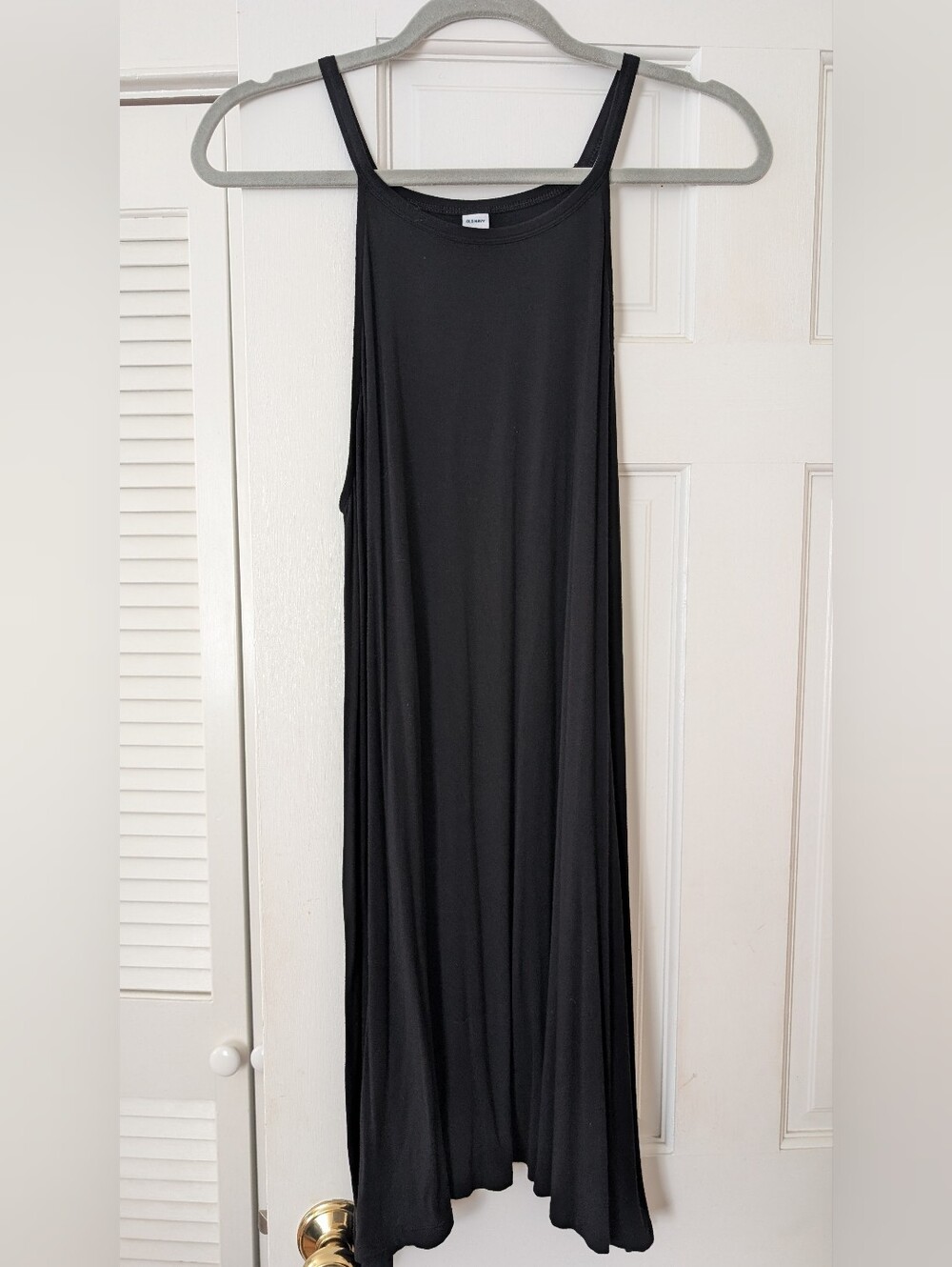Old Navy Black Sleeveless Swing Dress